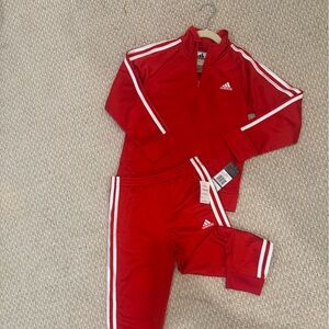 NWT Adidas boys track suit
